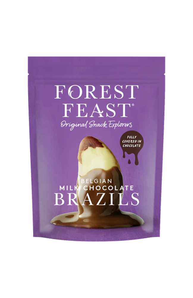 Forest Feast Paranøtter Belgisk Melkesjokolade 120g