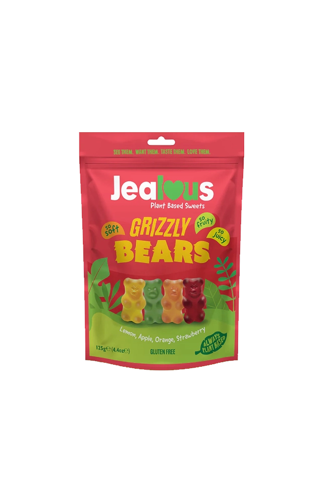 Jealous Sweets Grizzly Bears 125g