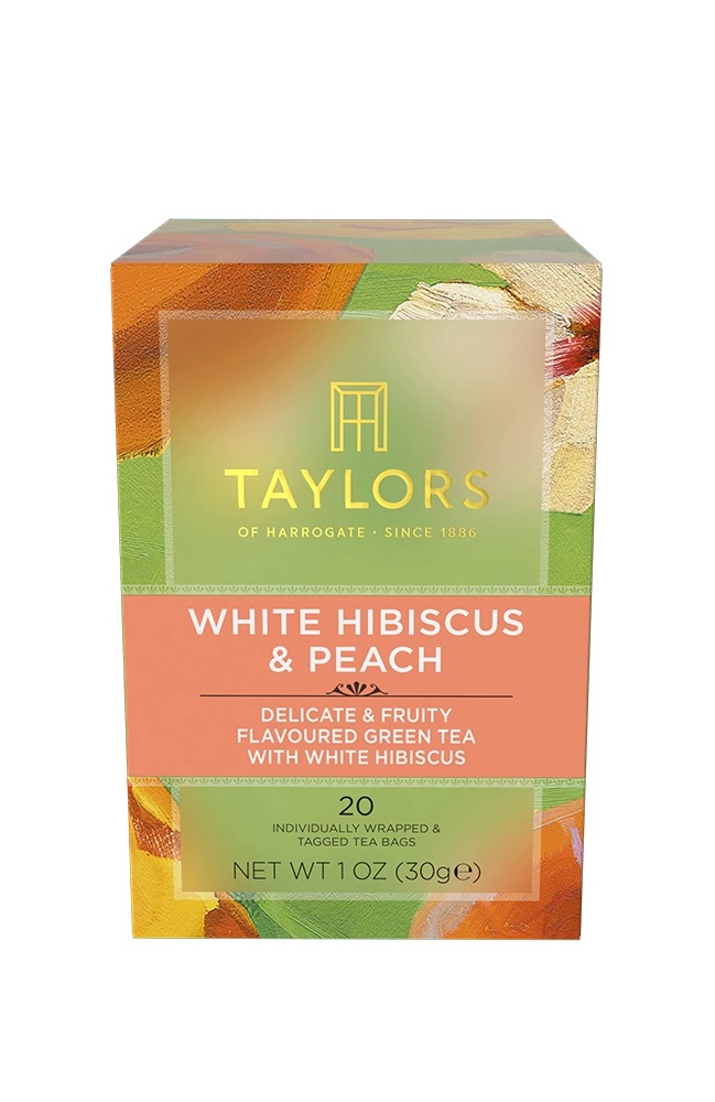 Taylors White Hibiscus & Peach Tea 20ps