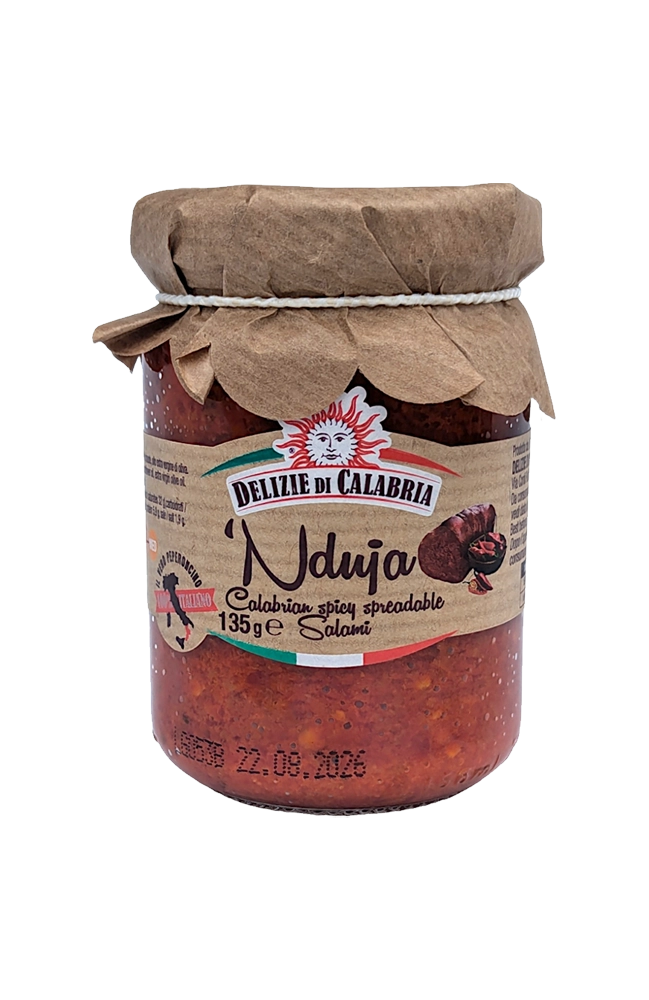 ‘Nduja Krydret Salami Spredt i Olje 135g