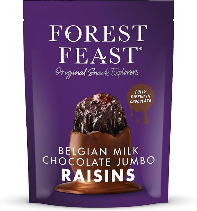 Forest Feast Belgian Milk Chocolate Jumbo Raisins 1kg