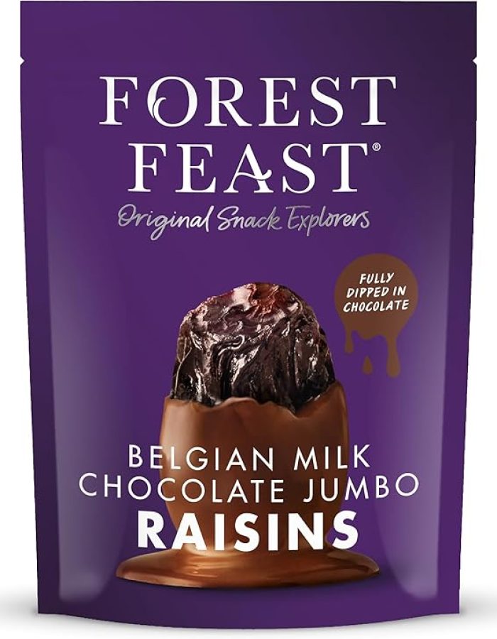 Forest Feast Belgian Milk Chocolate Jumbo Raisins 1kg