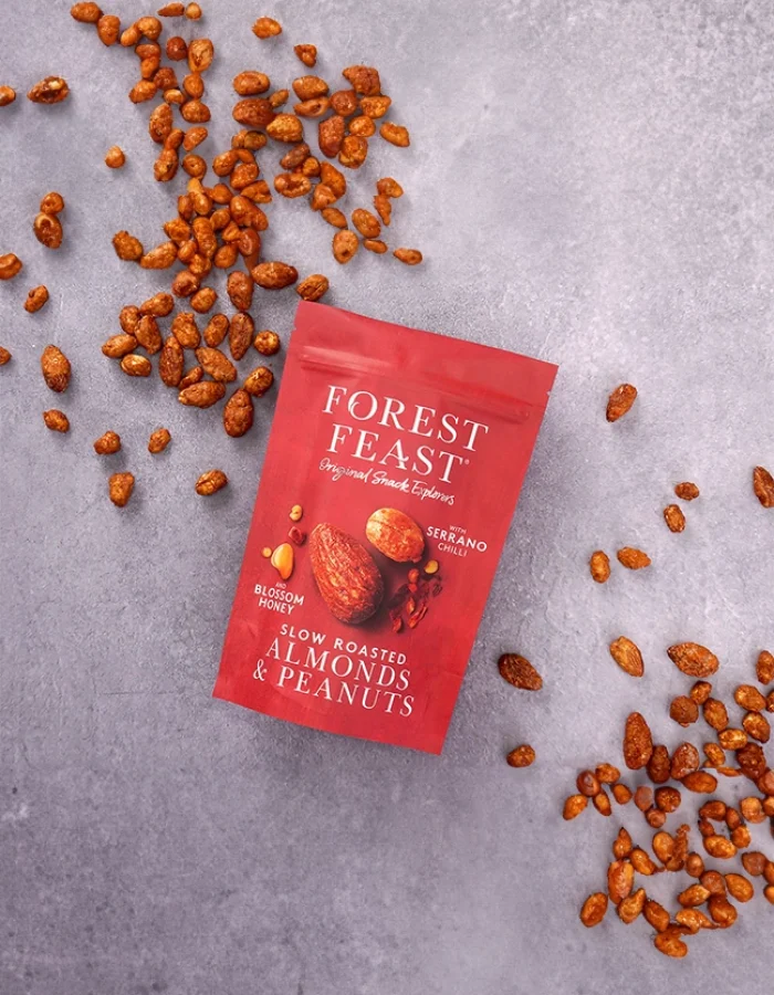 Forest Feast Almonds & Peanuts Honey & Chili 120g