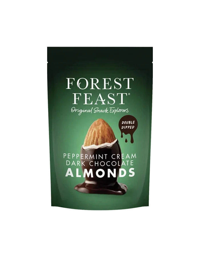 Forest Feast Peppermint Cream & Dark Chocolate Almonds 120g