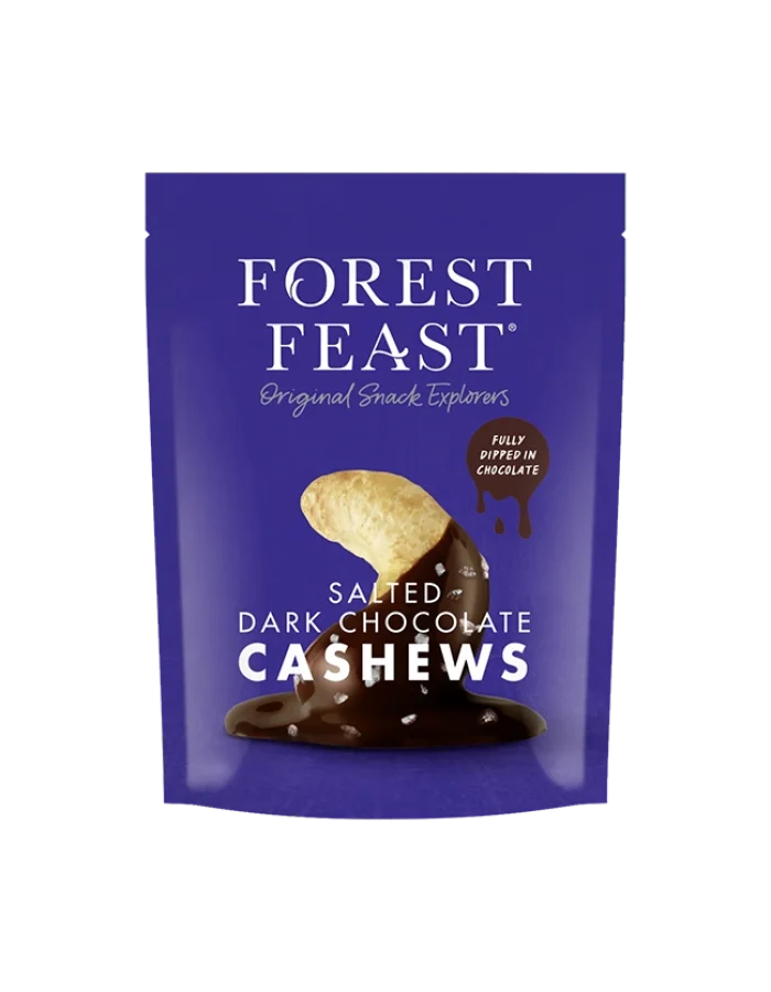 Forest Feast Salted Dark Chocolate Cashews 120g