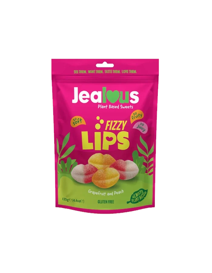 Jealous Sweets Fizzy Lips 125gram