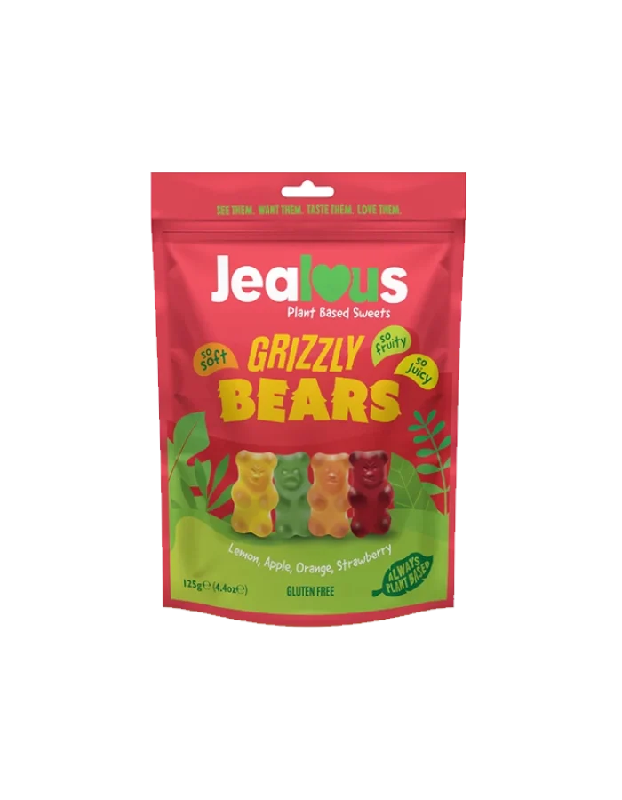 Jealous Sweets Grizzly Bears 125g
