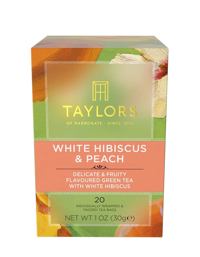 Taylors White Hibiscus & Peach Tea 20ps