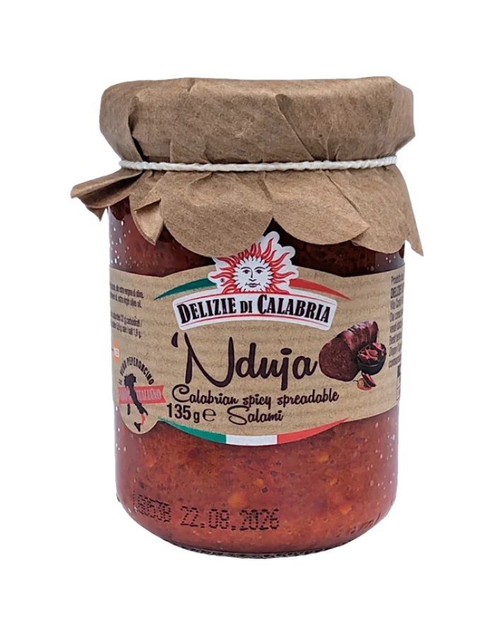 ‘Nduja Krydret Salami Spredt i Olje 135g